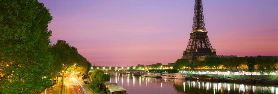 Paris at dusk